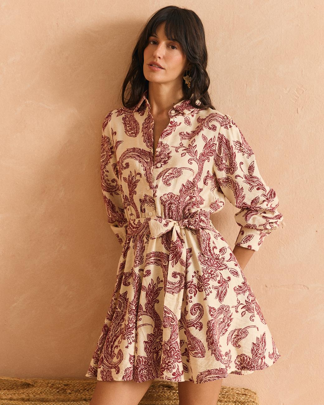Kurzes Kleid Cerise