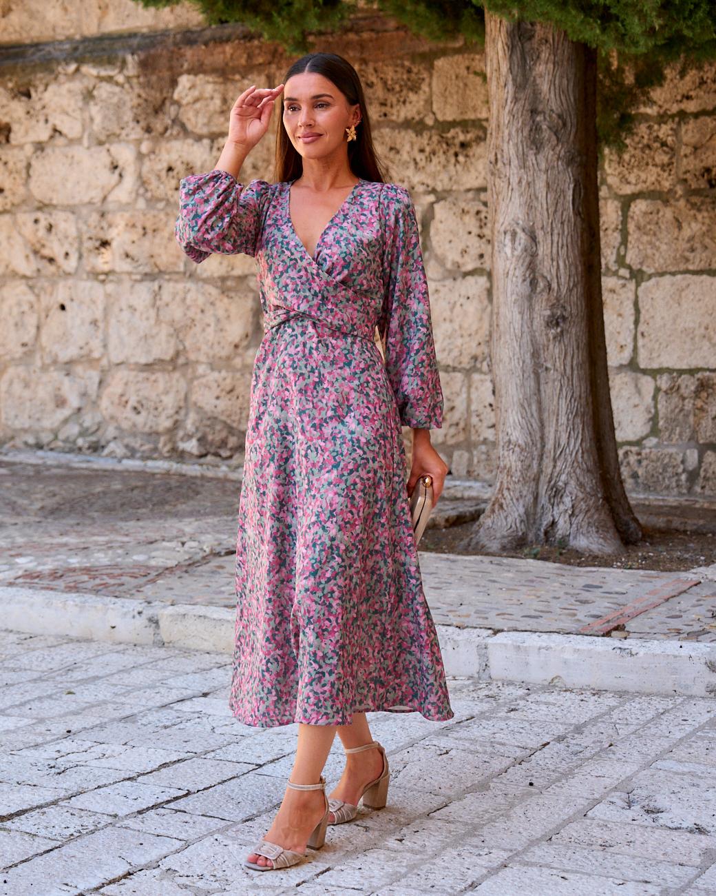 Bedrucktes Kleid Cirla