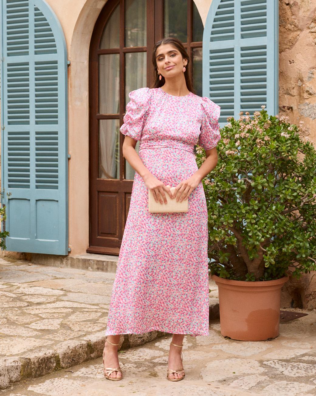 Kleid mit Ärmeln Flavie