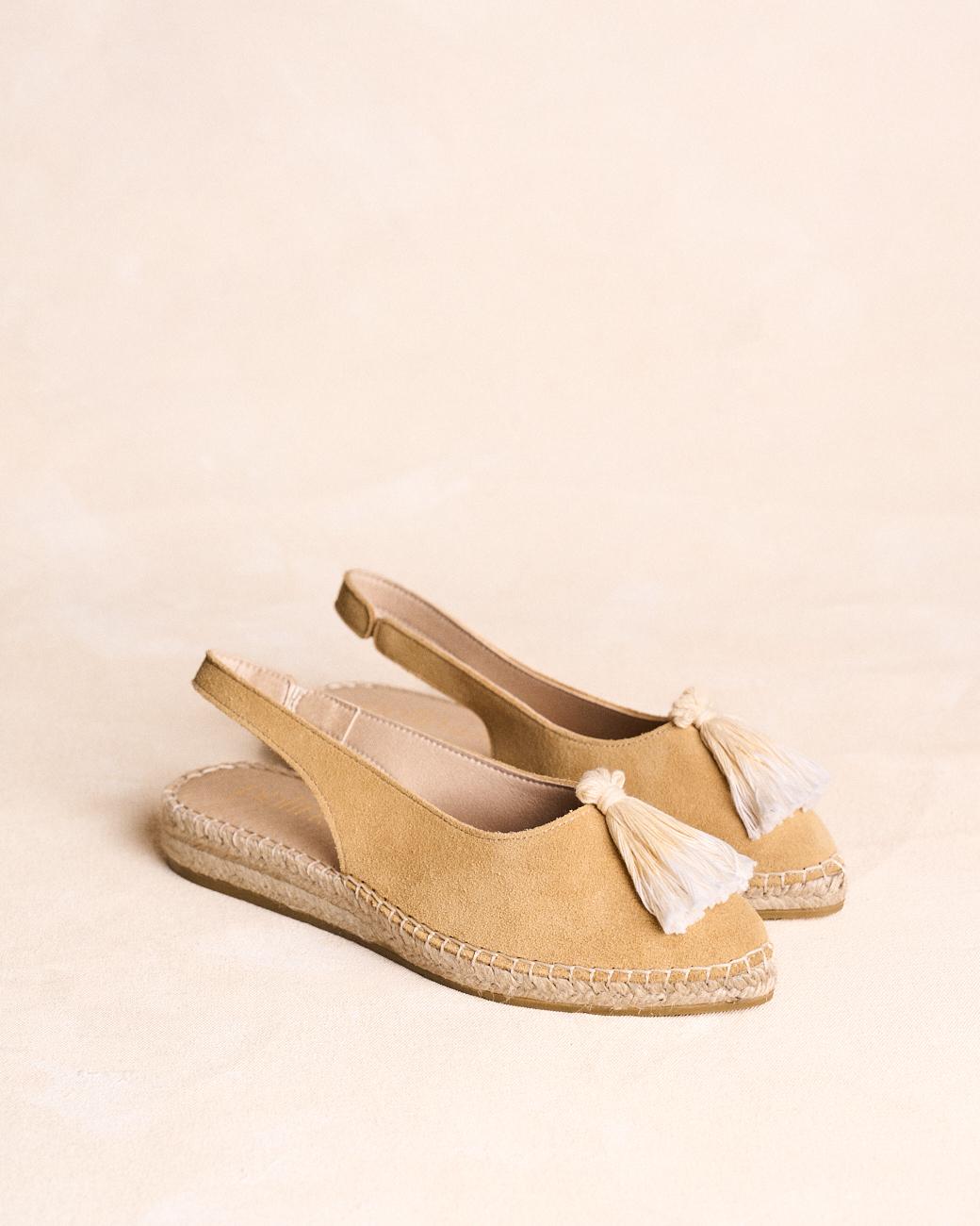 Espadrilles mit Bommel Bethy