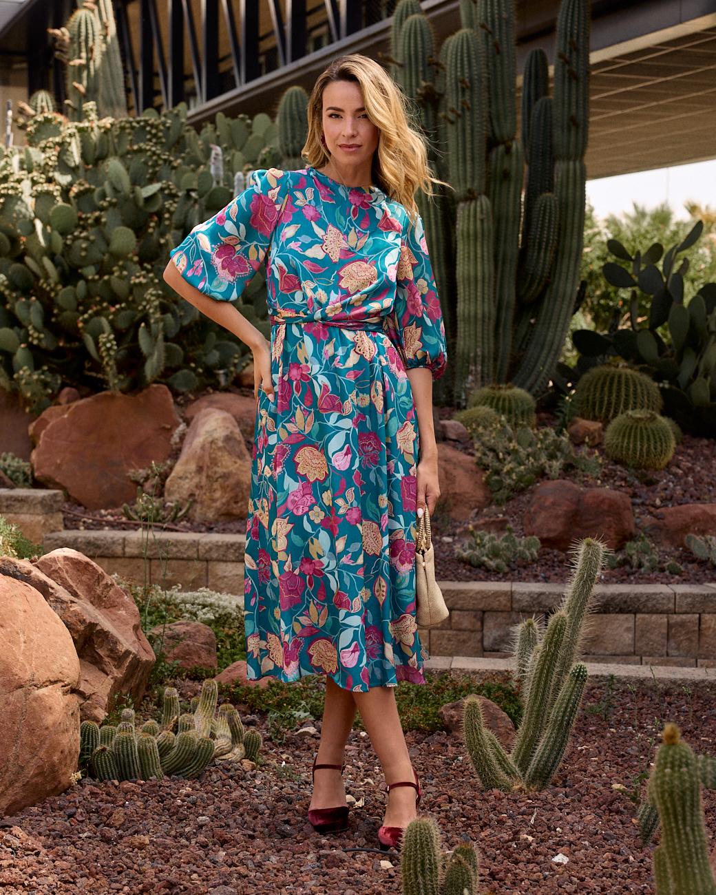 Aitana bedrucktes Kleid