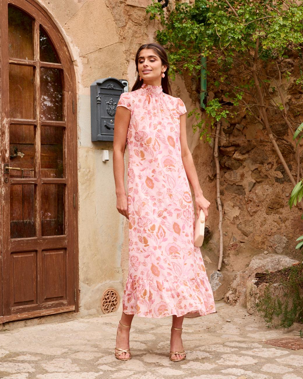 Bedrucktes Kleid Amira