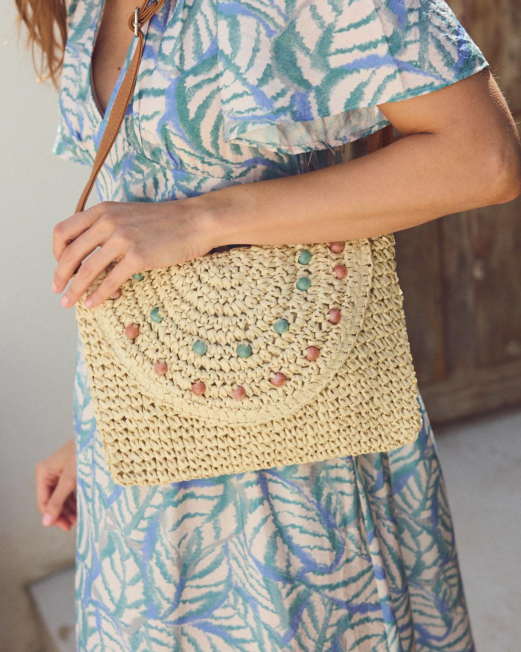 Raffia-Tasche Abril