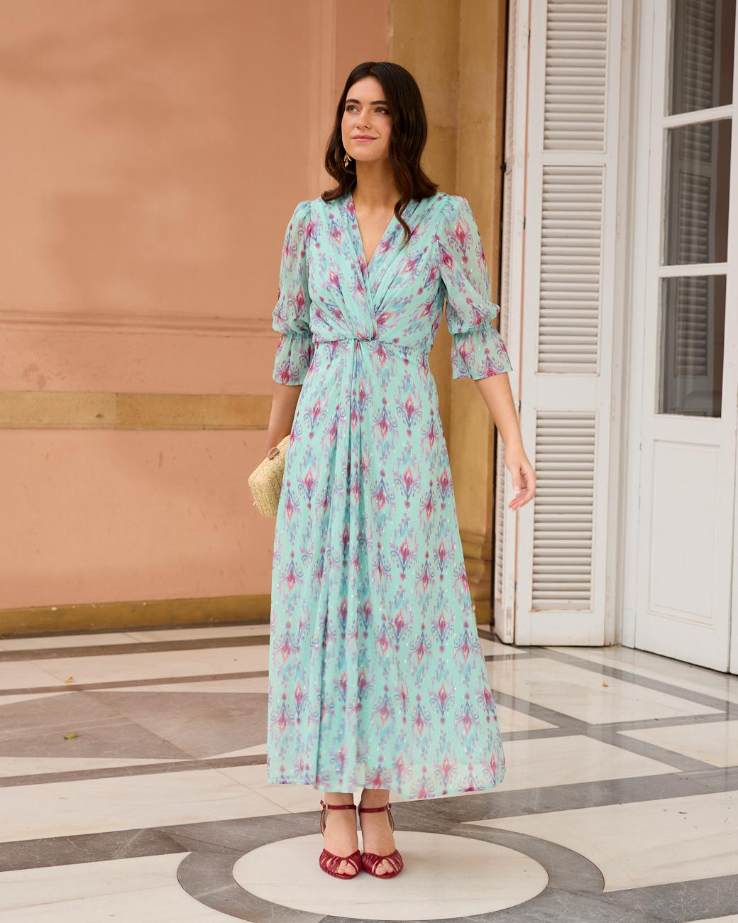 Bedrucktes Kleid Jimena