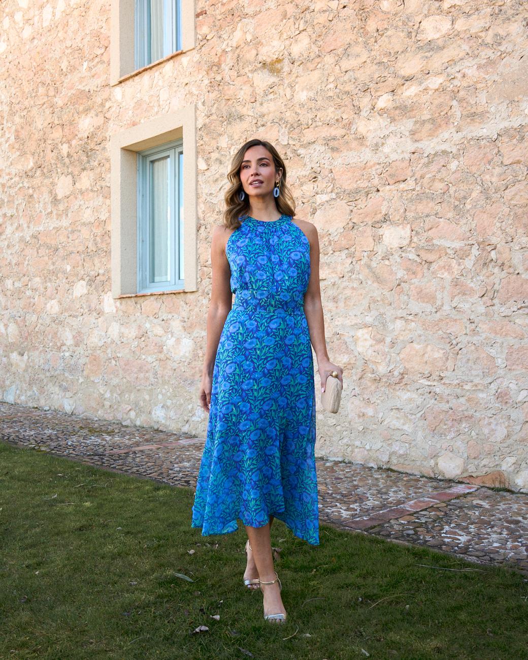 Bedrucktes Kleid Anais