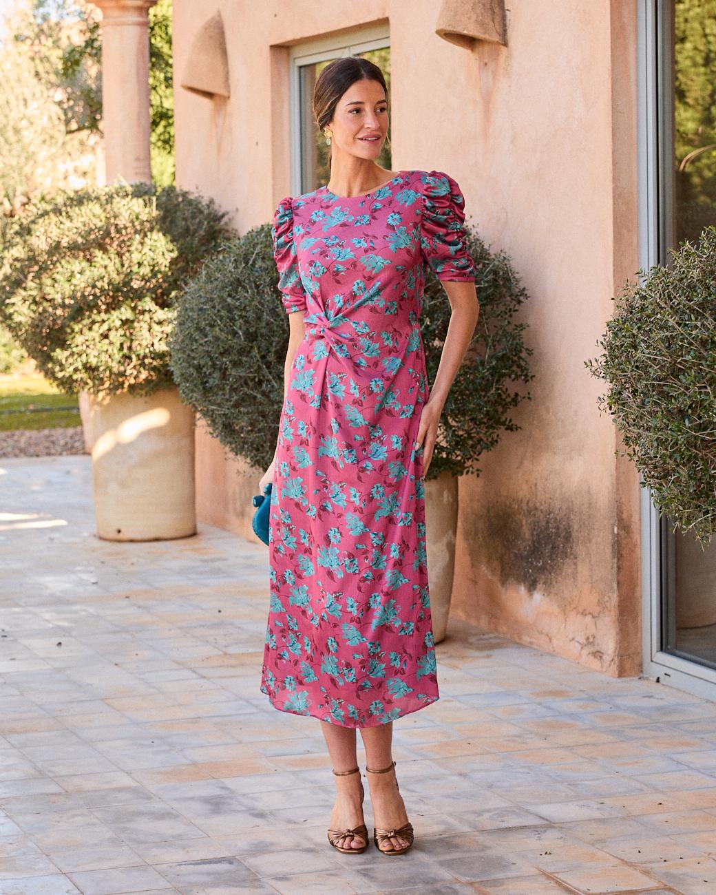 Kleid mit Knoten Vevey