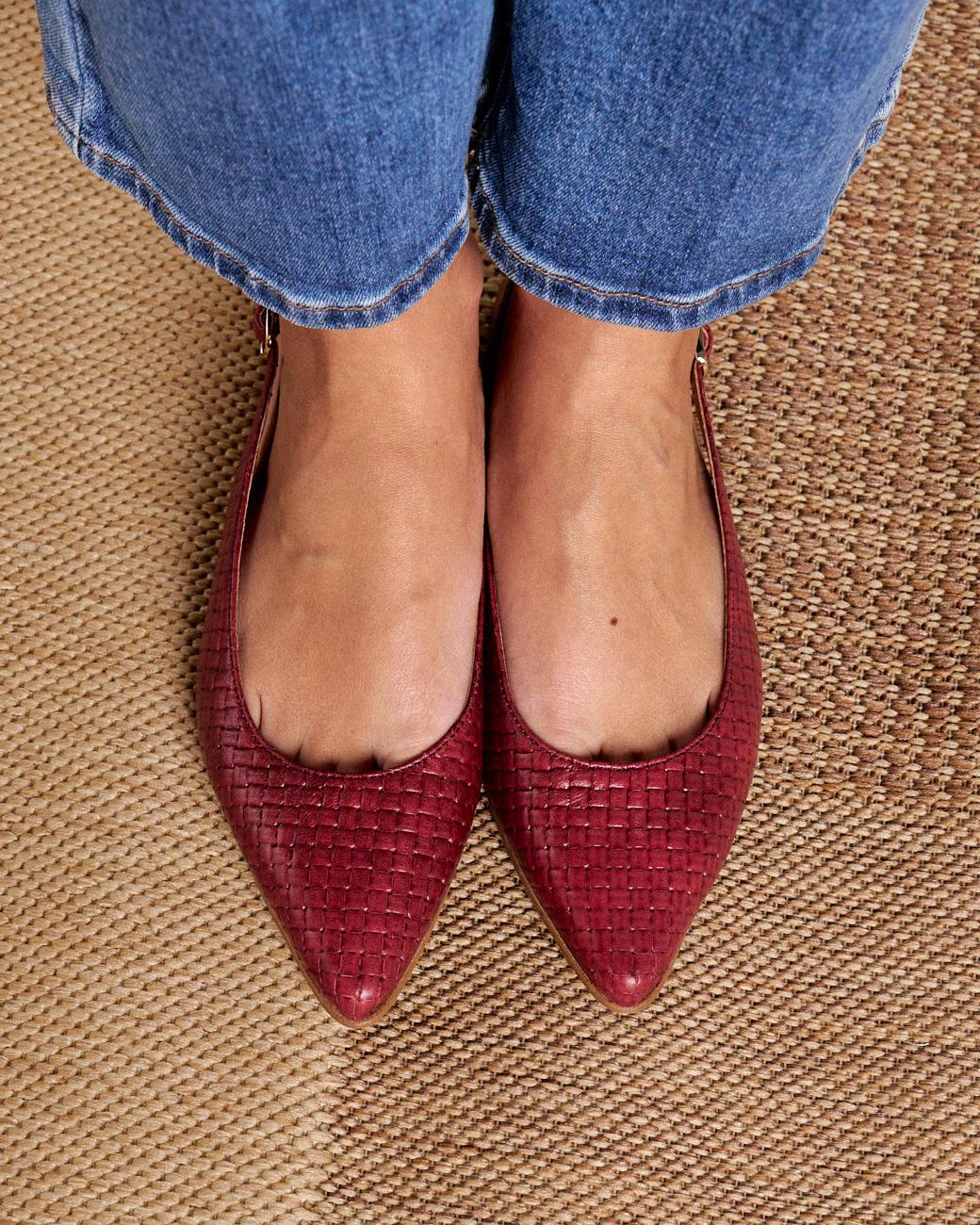 Schuh mit offenem Absatz Aina