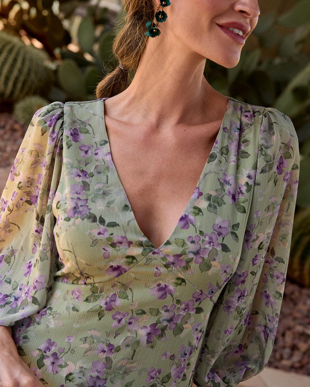 Kleid mit Blumenmuster Anicia