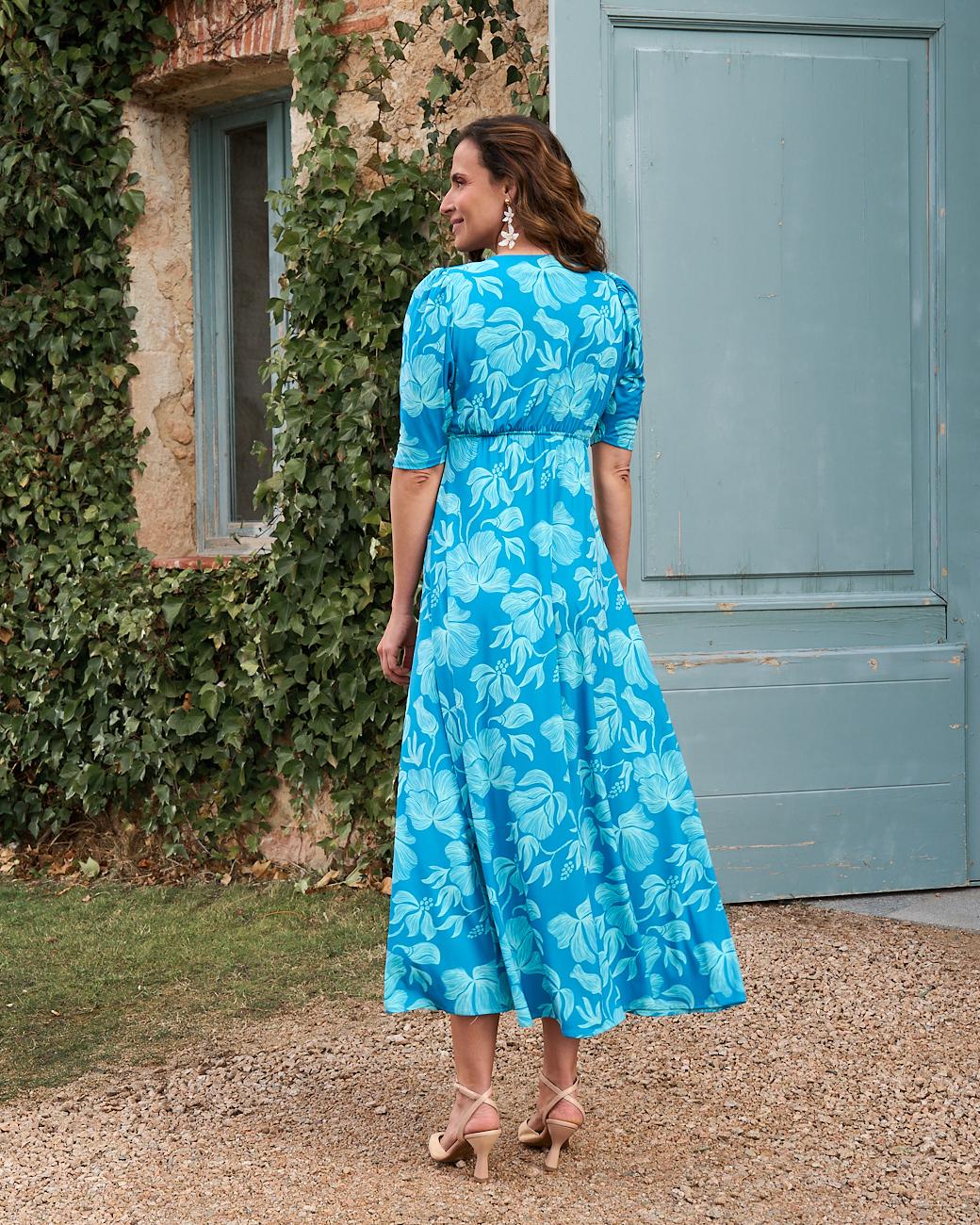 Bedrucktes Kleid Irene