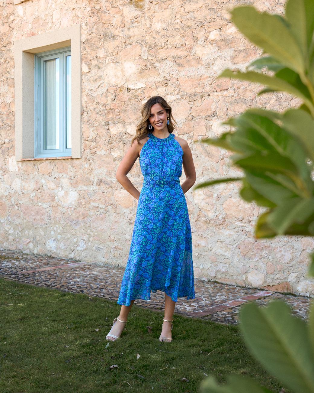 Bedrucktes Kleid Anais