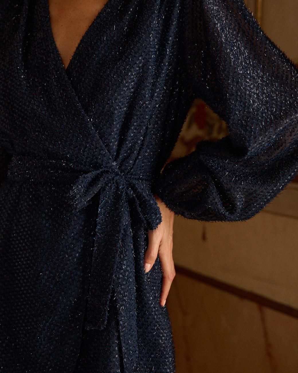 Kurzes Lurex-Kleid Nerea