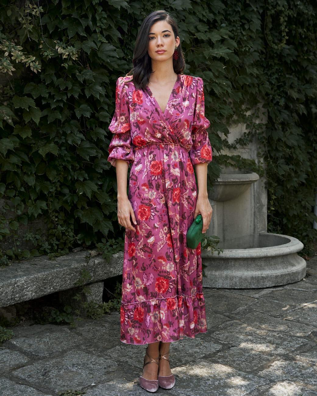 Kleid mit Blumenmuster Gerena