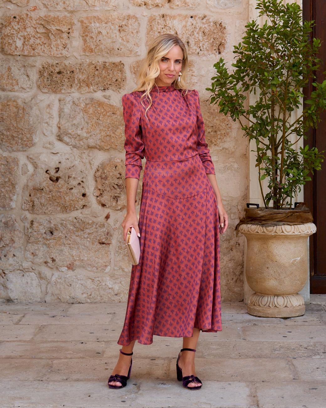 Bedrucktes Kleid Dea