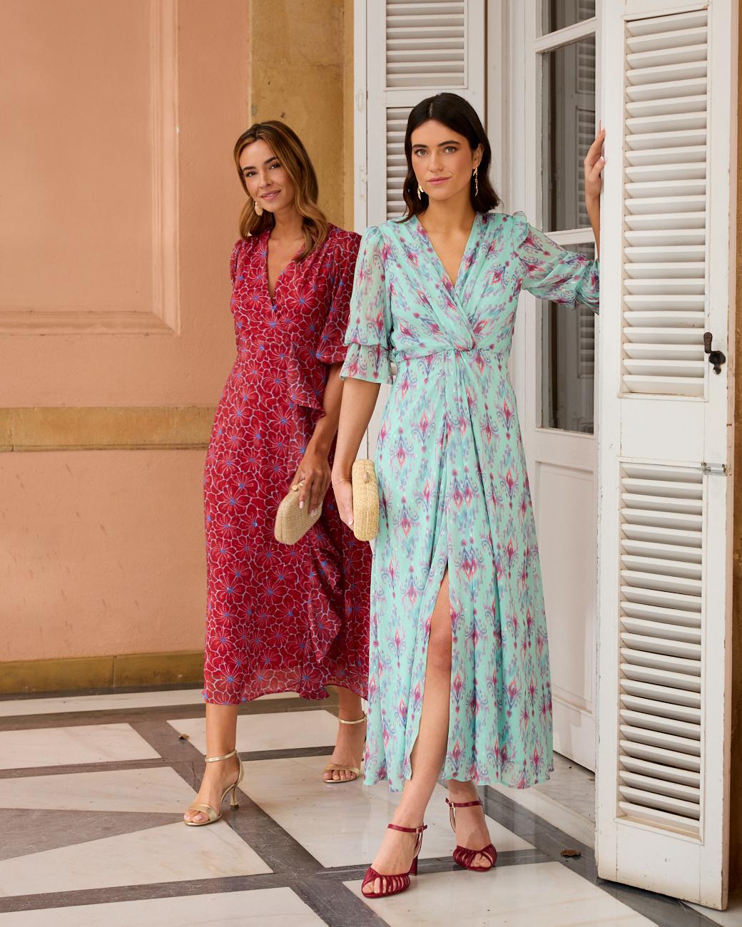 Bedrucktes Kleid Jimena