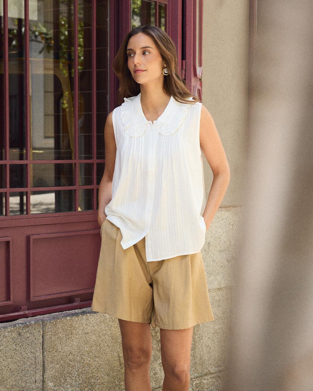 Bluse mit Kragen Bibi