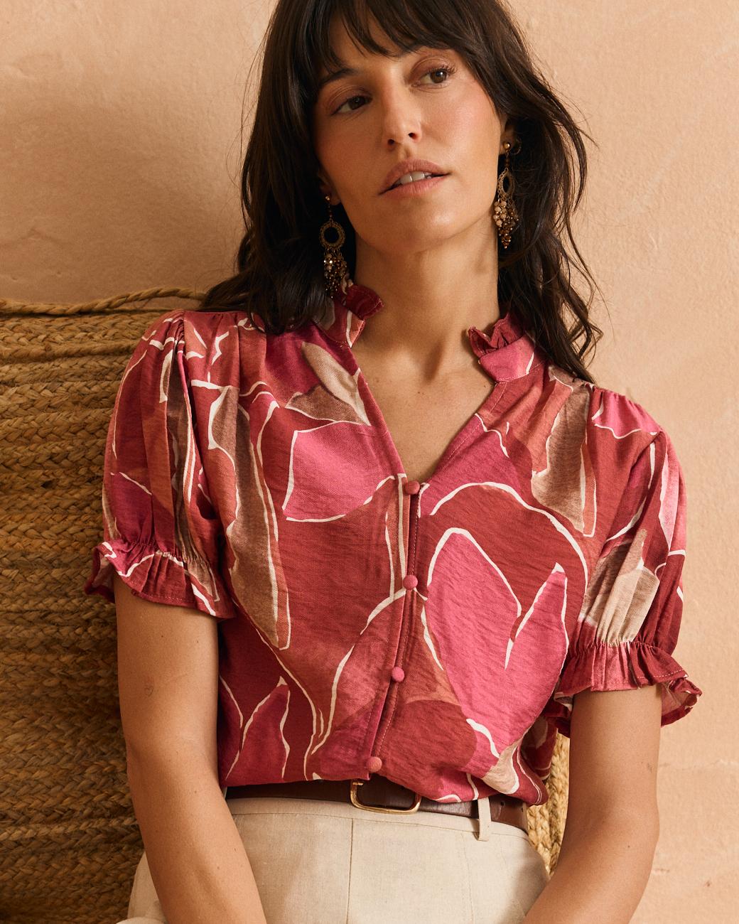 Bluse mit Knöpfen Casilda