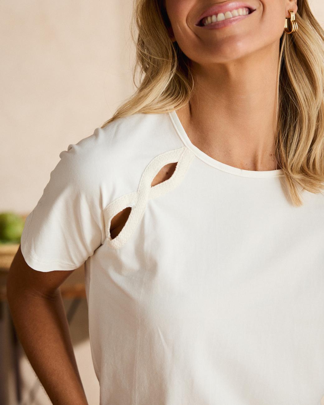 T-Shirt mit Details Irma
