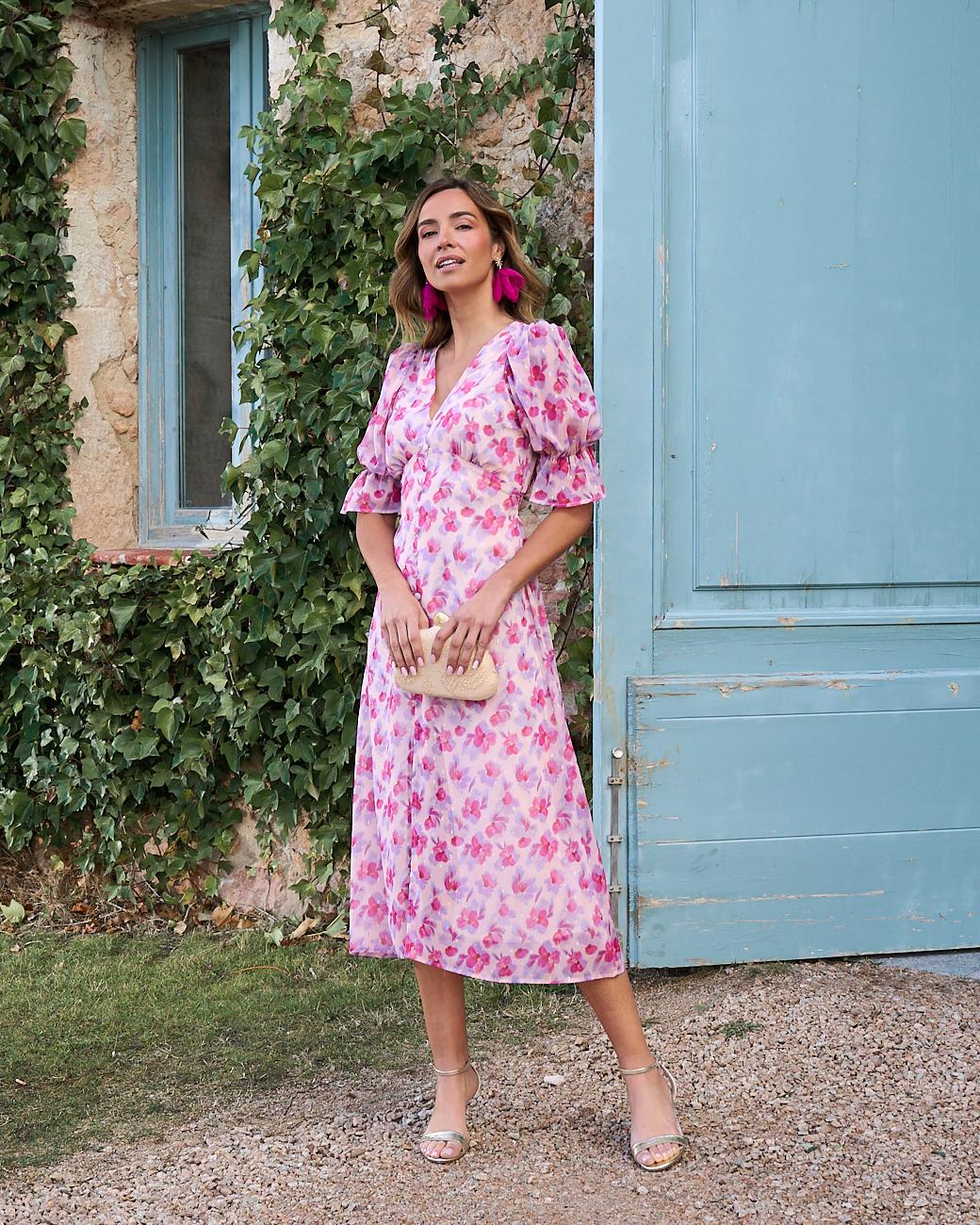 Bedrucktes Kleid Sara
