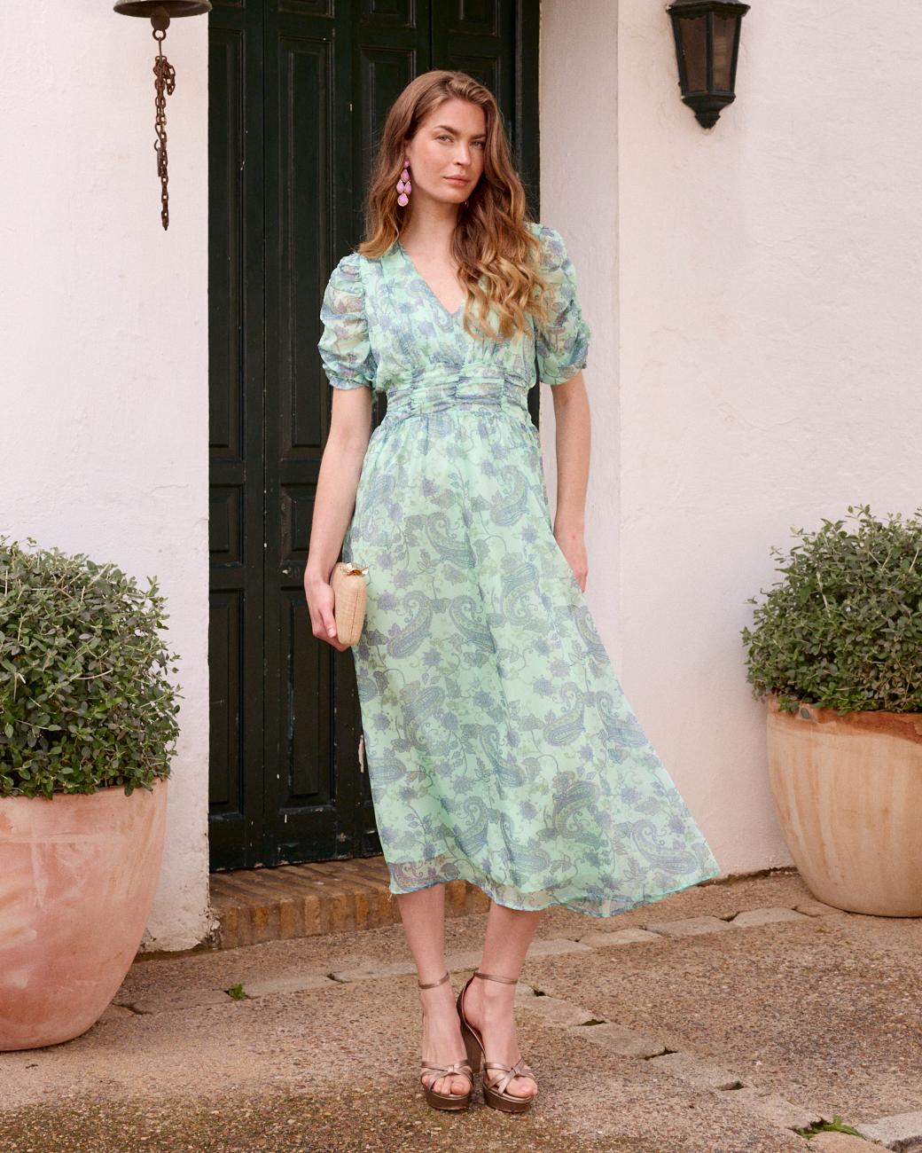 Kleid mit Ausschnitt Teresa
