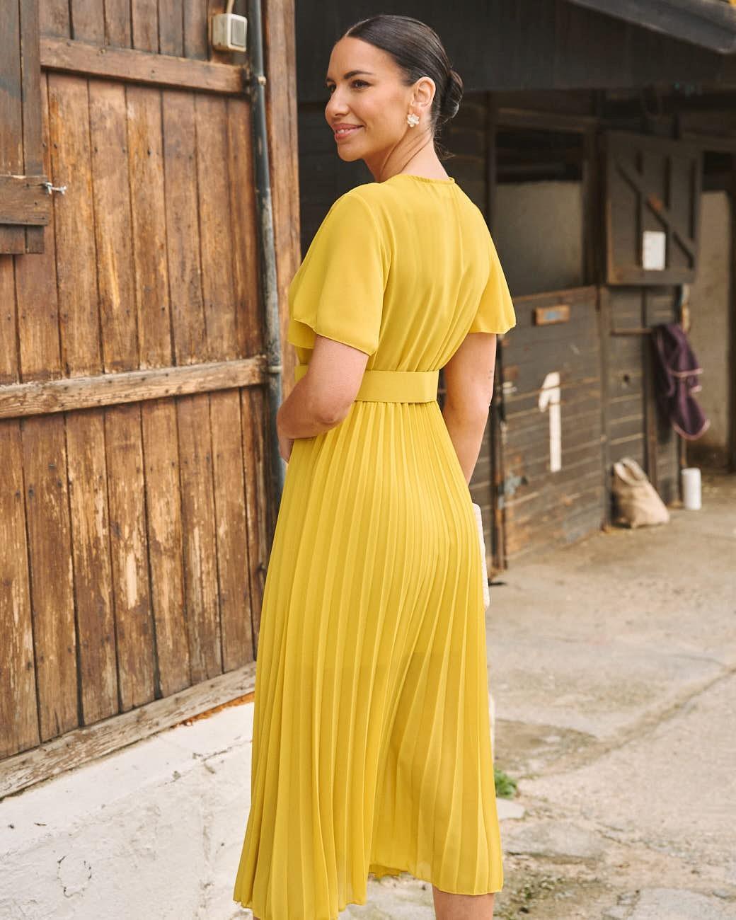 Plissiertes Kleid Elodi