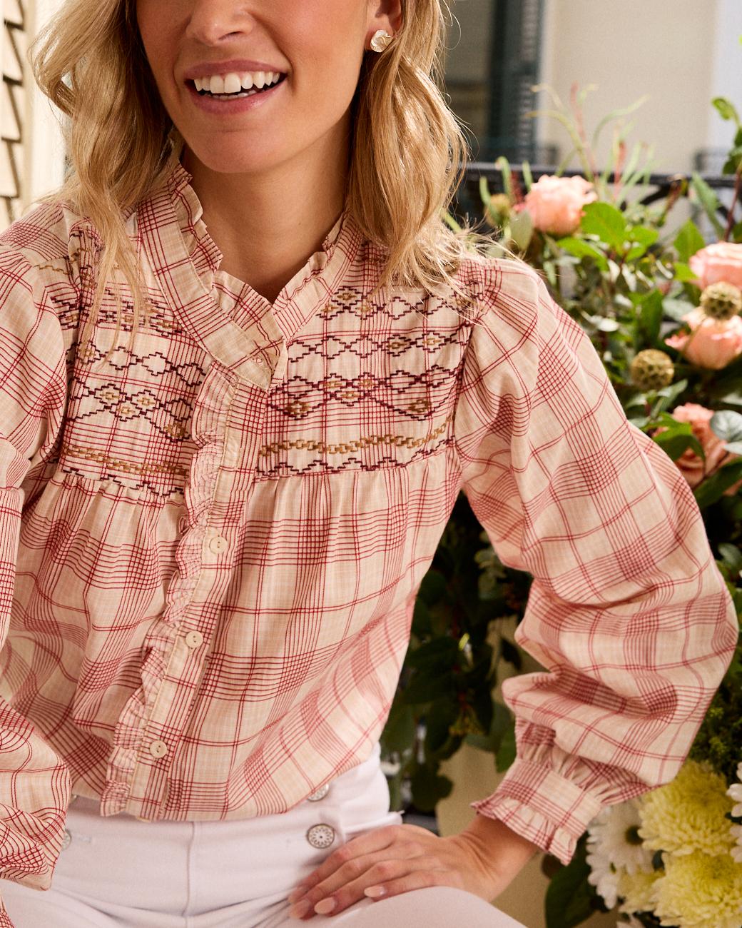 Kariertes Hemd Camelia