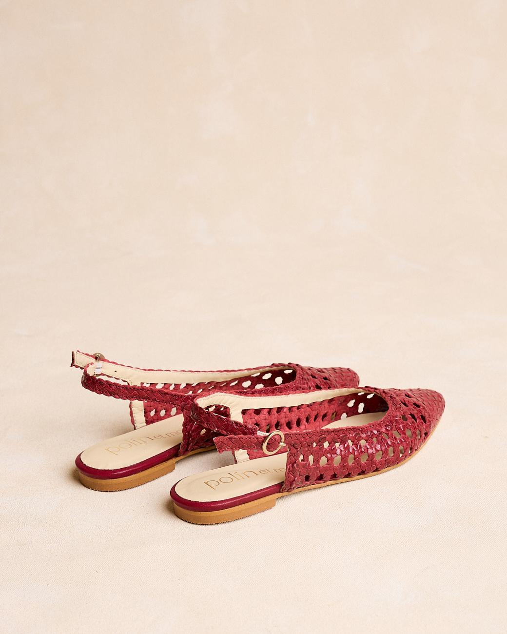 Geflochtene Merceditas Cherry