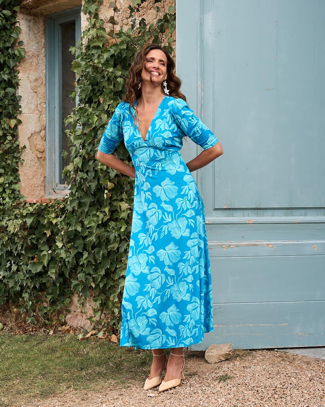 Bedrucktes Kleid Irene