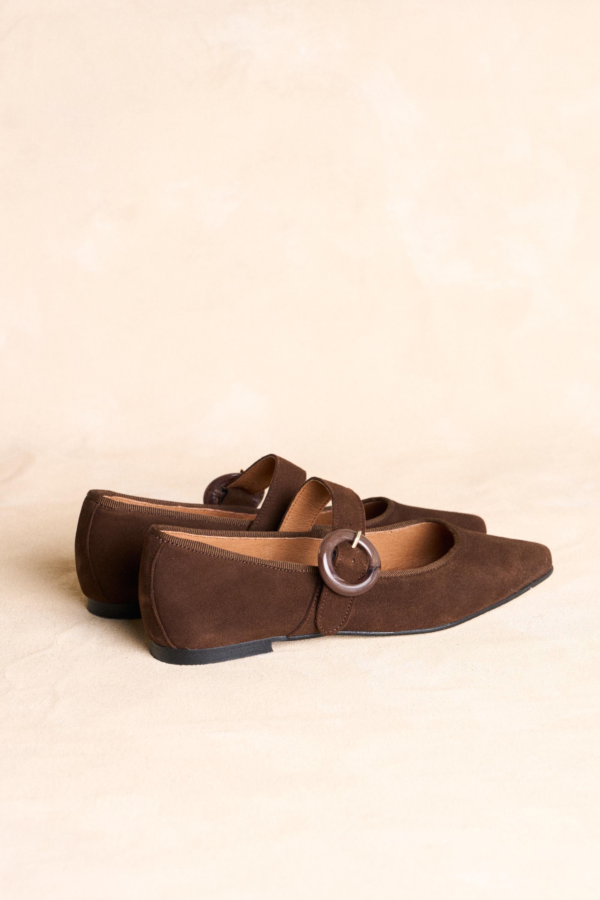 Braune Mary Janes Zenda