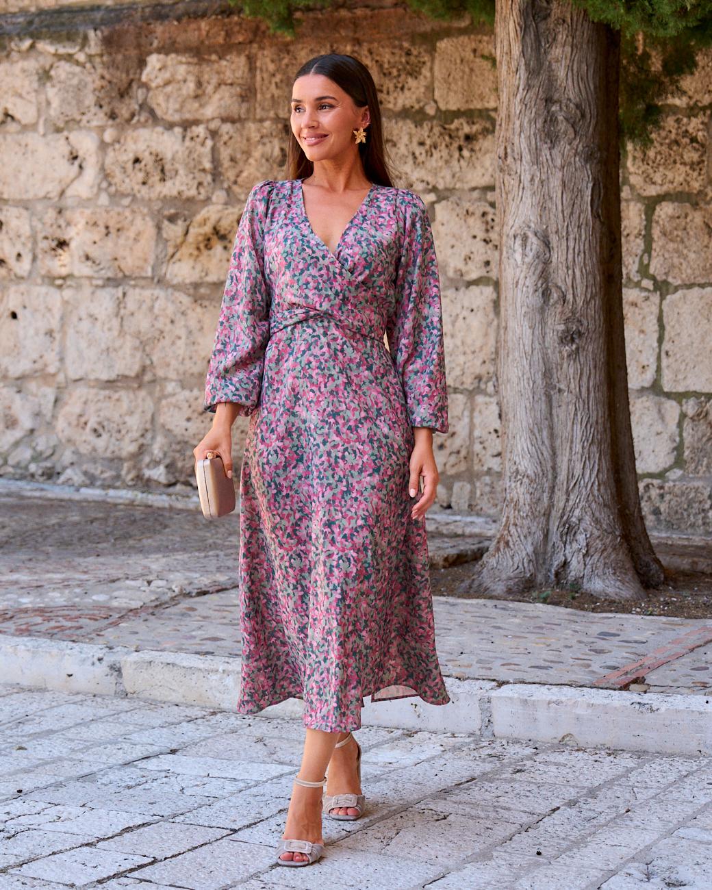 Bedrucktes Kleid Cirla