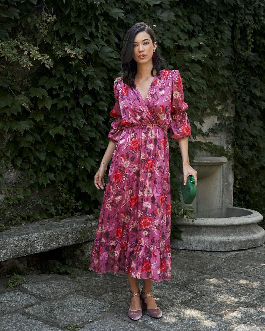 Kleid mit Blumenmuster Gerena