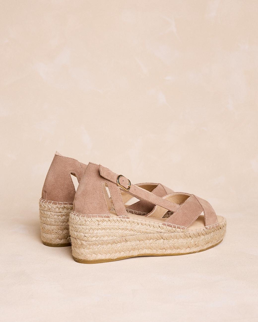 Espadrilles mit Plateau Noèmie