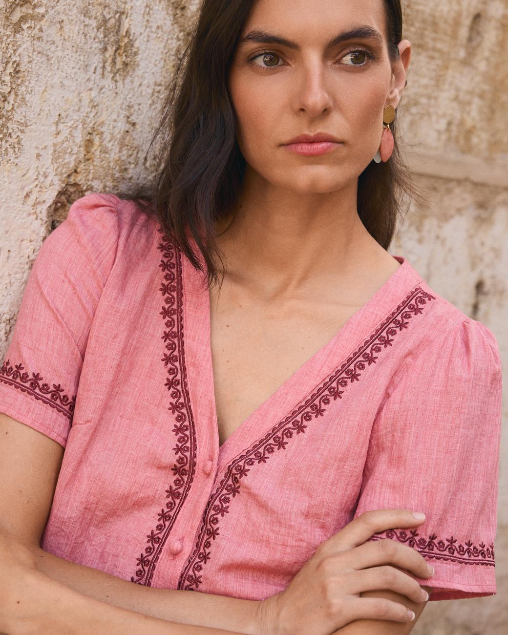 Bestickte Bluse Ramira