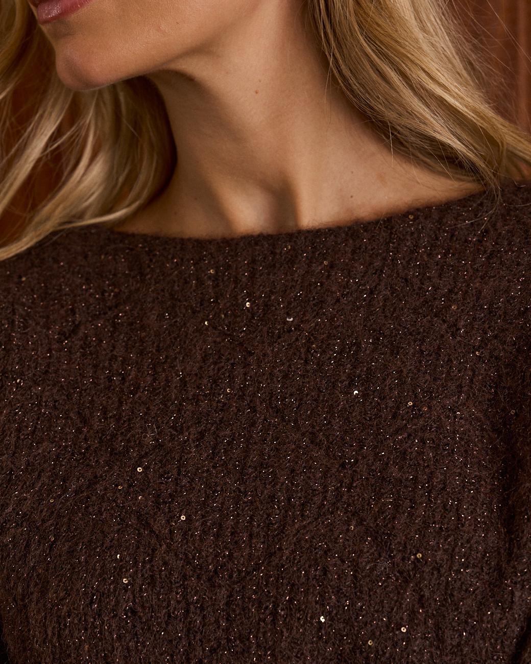 Lurex-Pullover Elsa