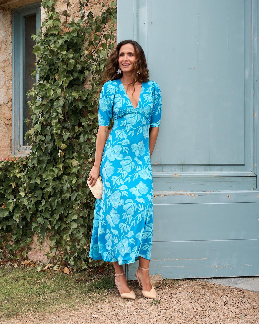 Bedrucktes Kleid Irene