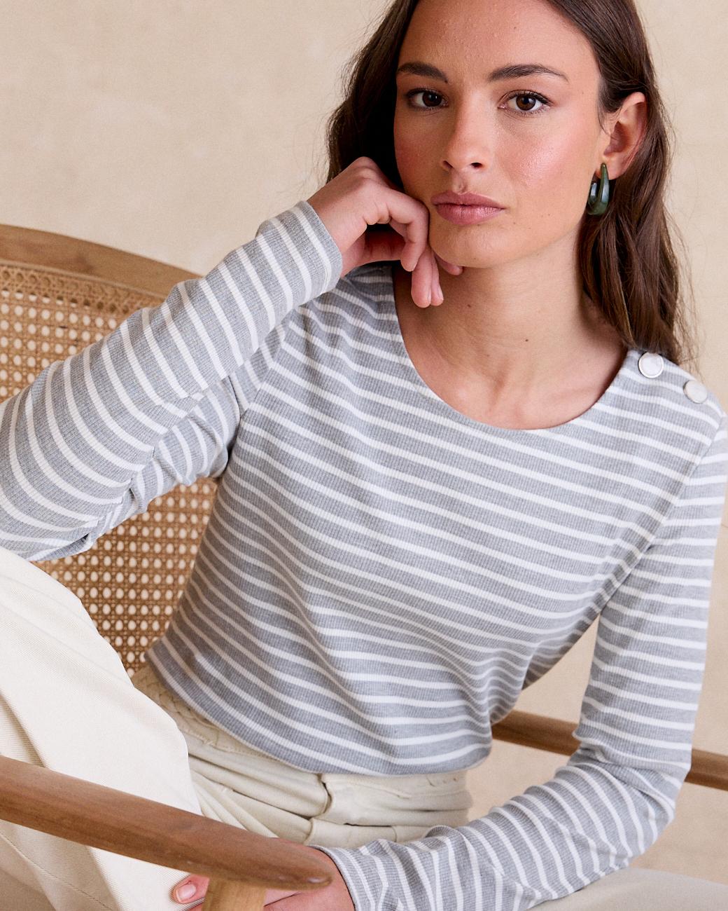 Gestreiftes Top Maribeli