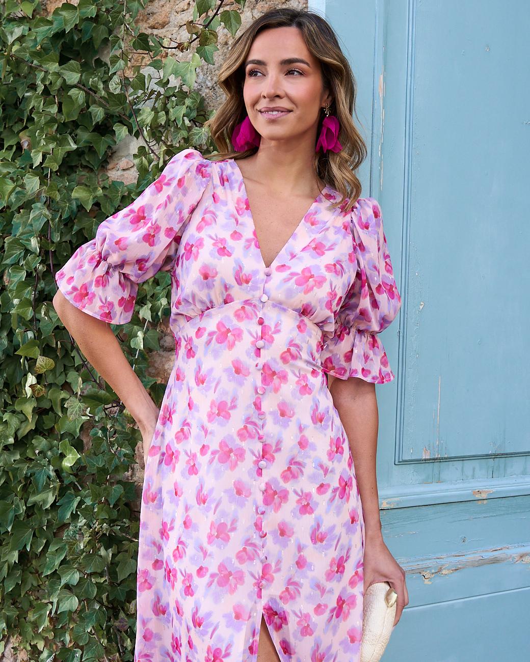 Bedrucktes Kleid Sara