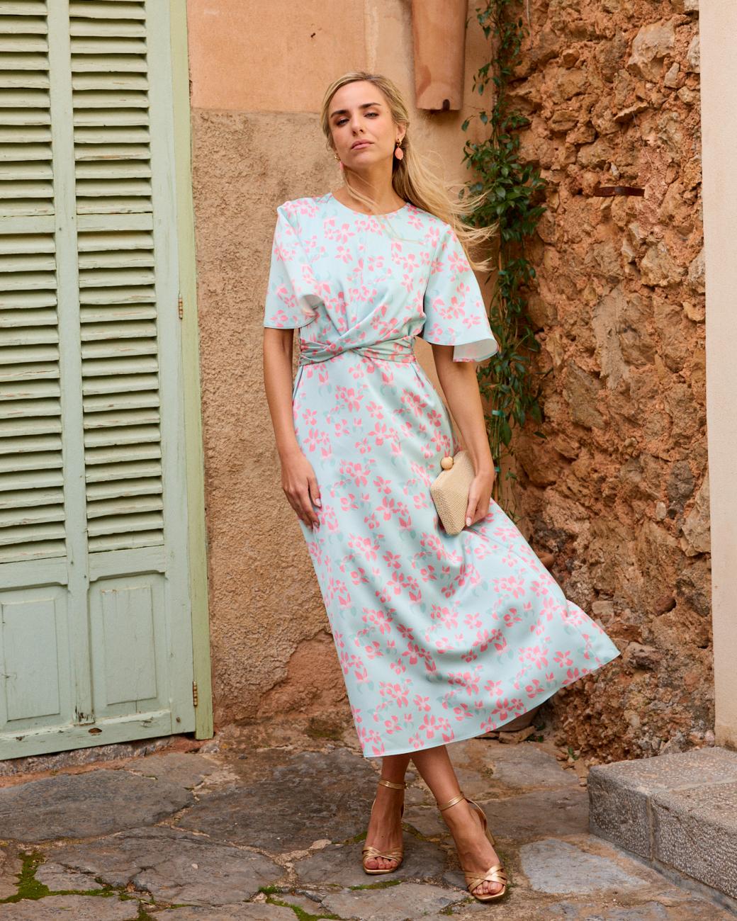 Bedrucktes Kleid Romina