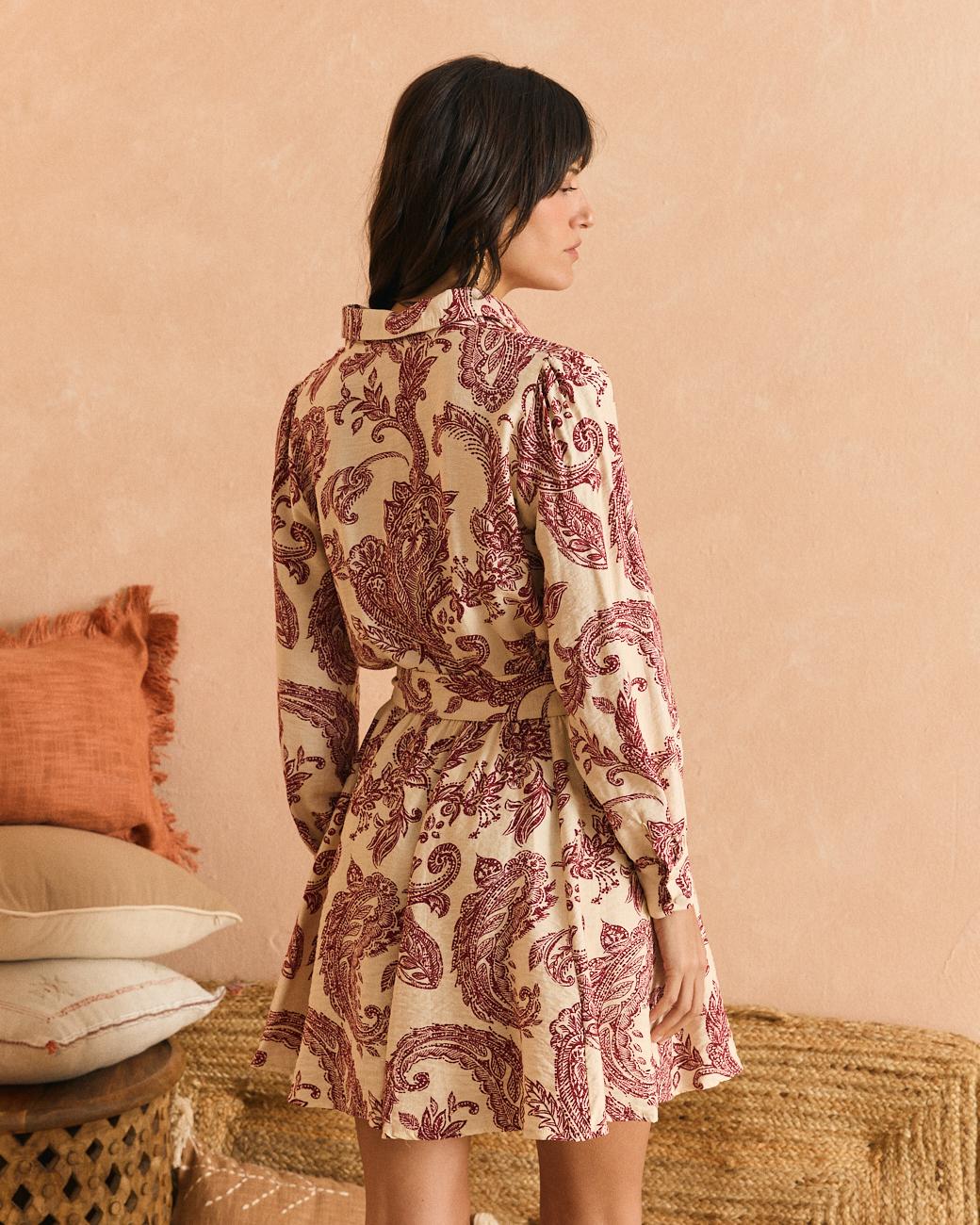 Kurzes Kleid Cerise