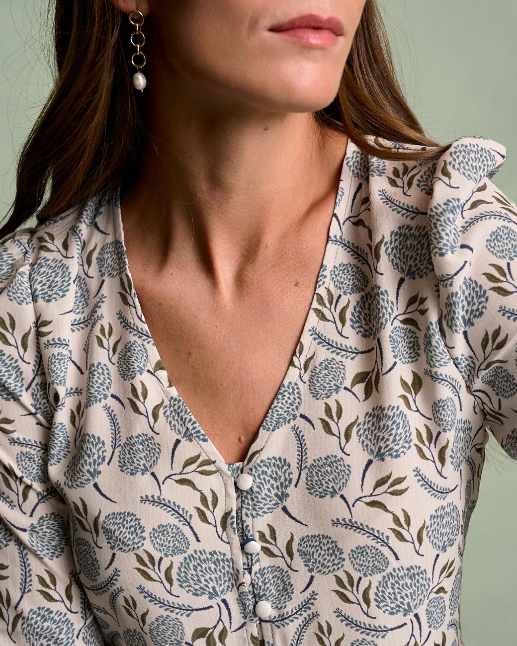 Bluse mit Muster Esther