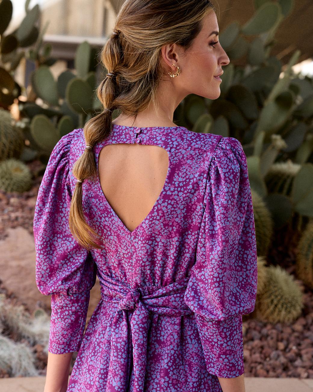 Lina bedrucktes Kleid