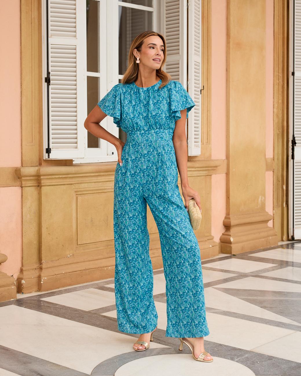 Bedruckter Overall Lidia