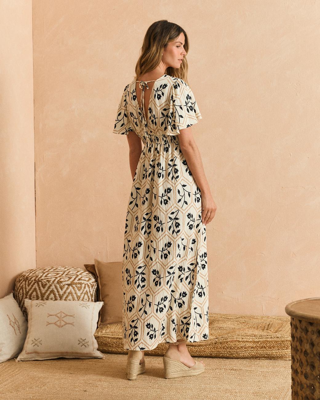 Beiges Kleid Elsa