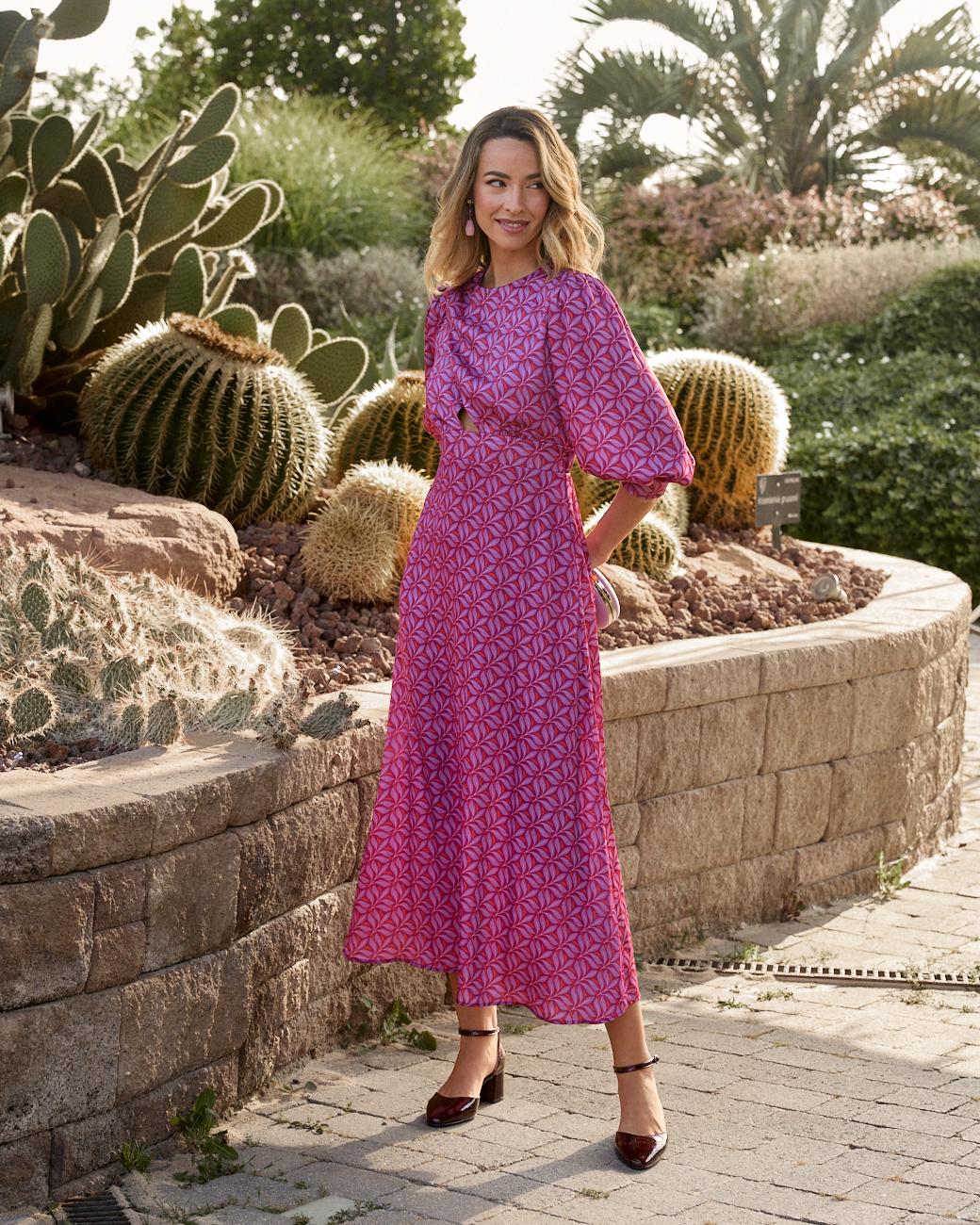 Bedrucktes Kleid Maraba