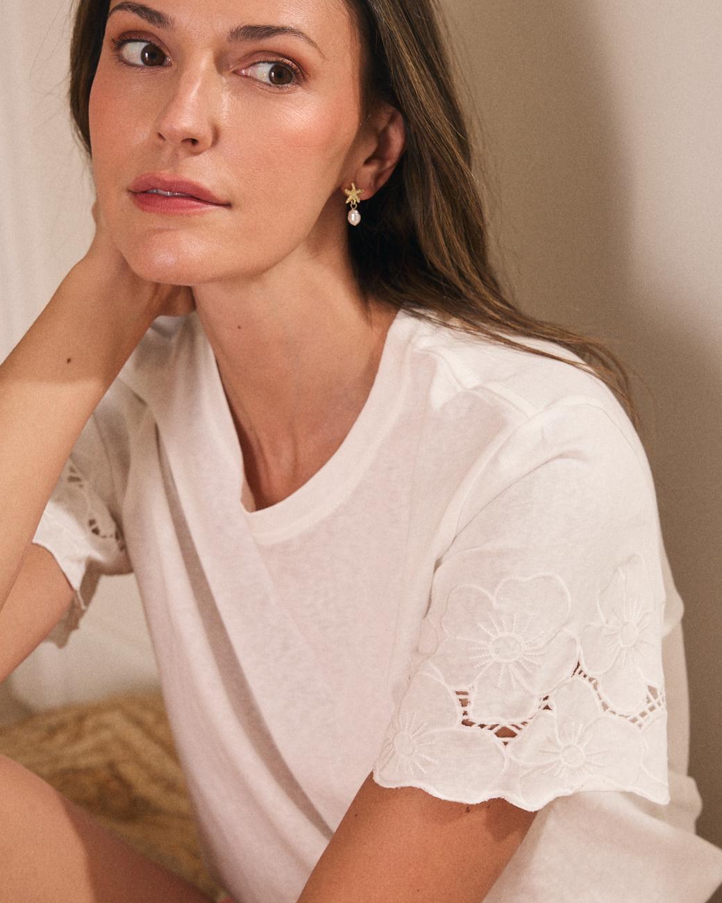 Brigitte Blumen-T-Shirt