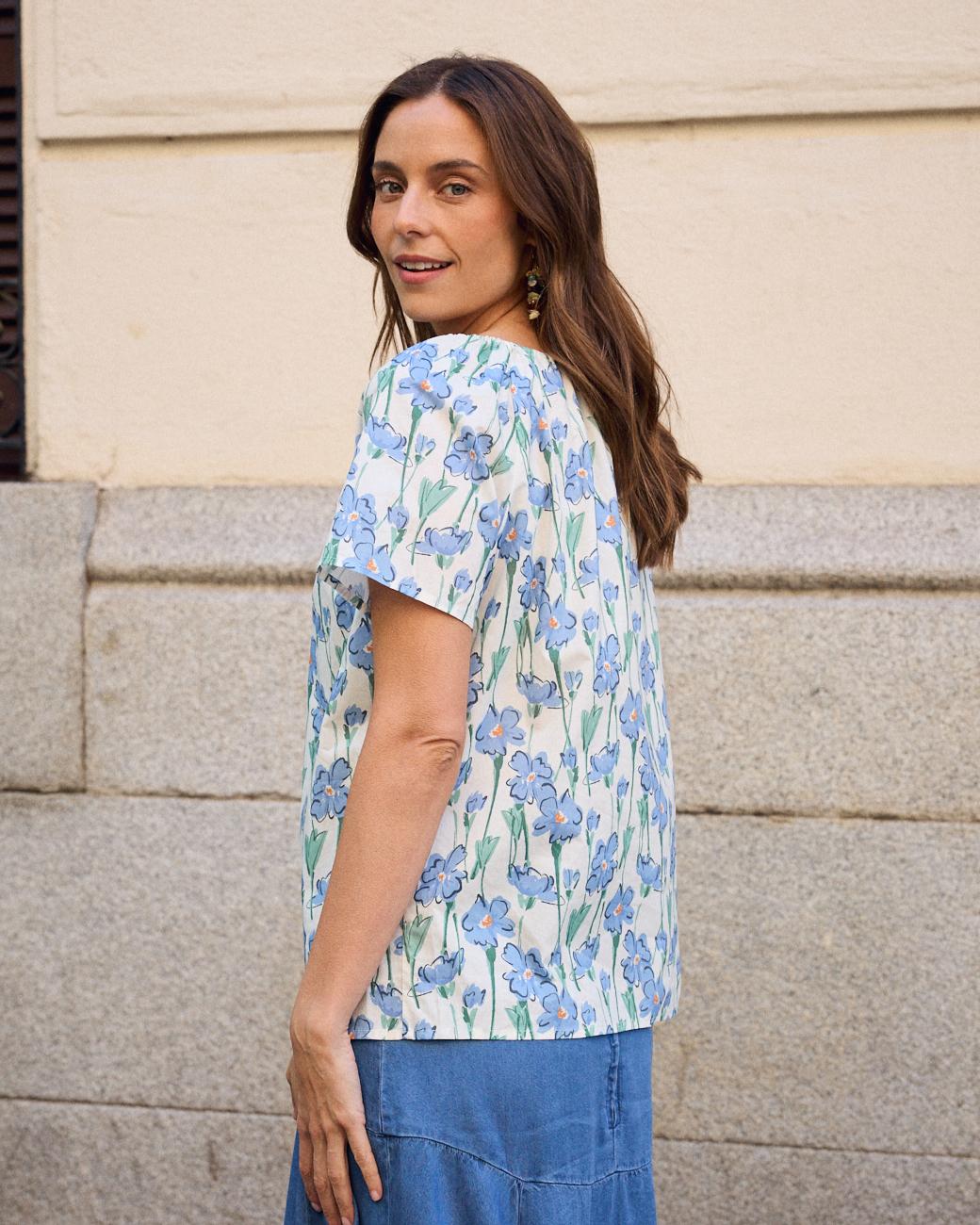 Bluse Blumen Freeda
