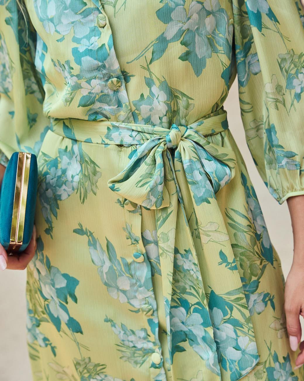 Kleid mit Blumen Plenia