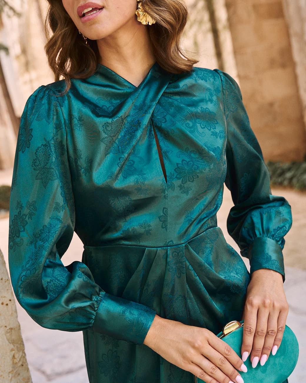 Überkreuztes Kleid Dorinada