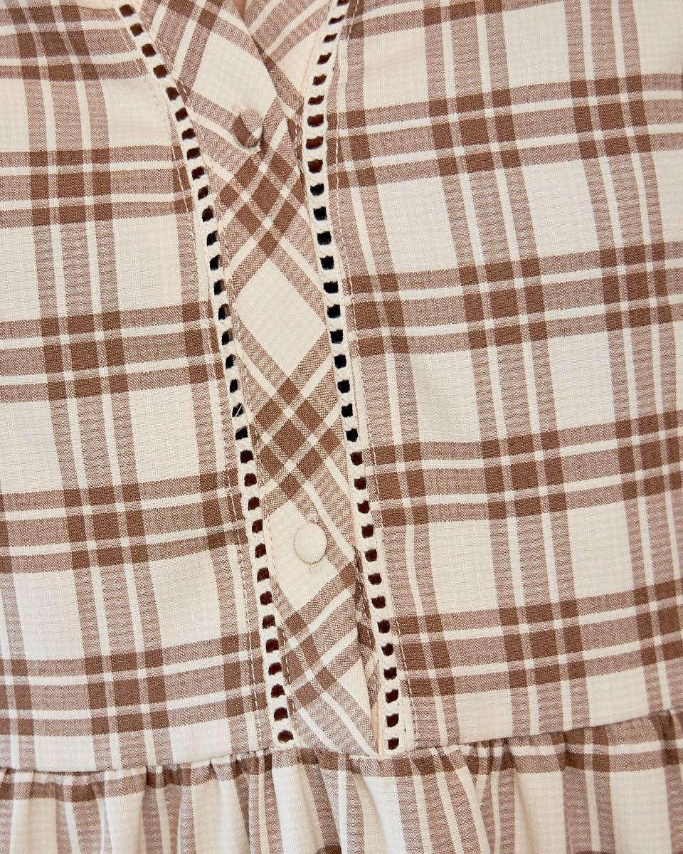 Kleid mit Karomuster Camelia