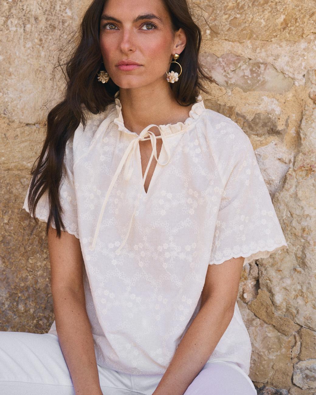 Bluse Plumetti Elana