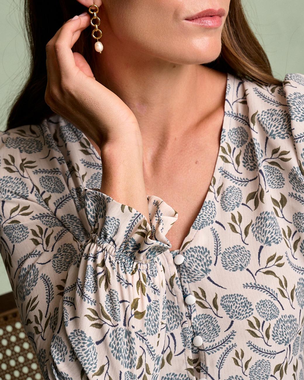 Bluse mit Muster Esther
